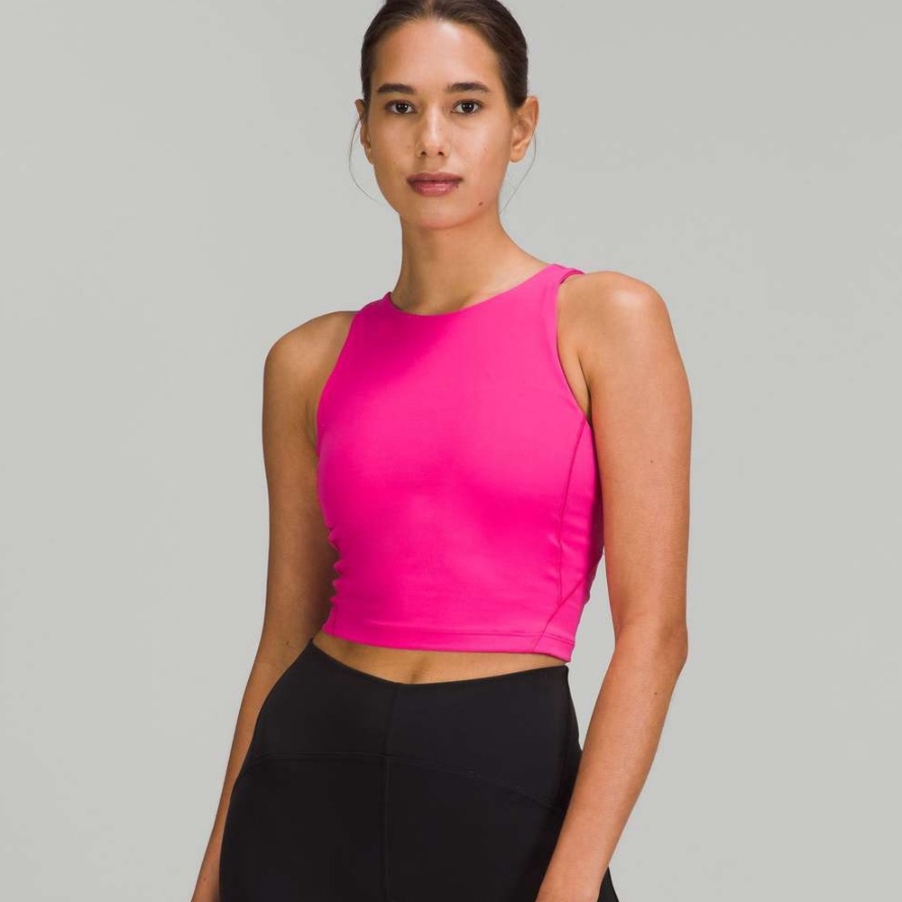 Lululemon Align High-Neck Tank Top Sonic Pink